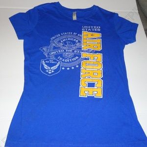 Blue Air Force T-Shirt Size XL Ouray Sportwear (CL-7092)